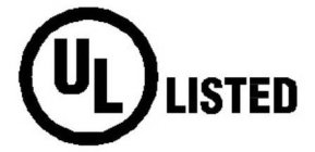 UL LISTED