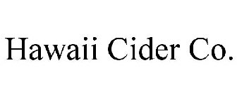 HAWAII CIDER CO.