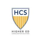 HCS HIGHER ED CONSOLIDATION SOLUTIONS