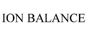ION BALANCE