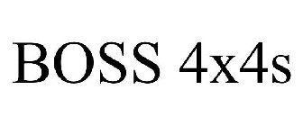 BOSS 4X4S