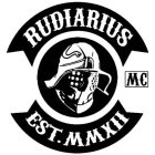 RUDIARIUS MC EST.MMXII