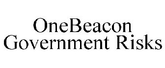ONEBEACON GOVERNMENT RISKS