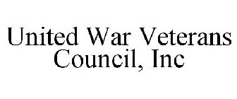 UNITED WAR VETERANS COUNCIL, INC