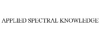 APPLIED SPECTRAL KNOWLEDGE