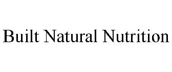BUILT NATURAL NUTRITION