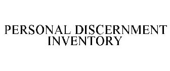 PERSONAL DISCERNMENT INVENTORY
