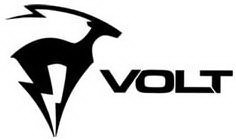 WORD VOLT ALONG WITH A LOGO WHETHER ON LEFT SIDE OR ABOVE THE WORD