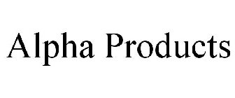 ALPHA PRODUCTS