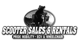 SCOOTER SALES & RENTALS PRIDE MOBILITY ECV & WHEELCHAIR