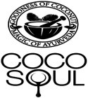 GOODNESS OF COCONUT MAGIC OF AYURVEDA COCO SOUL