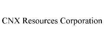 CNX RESOURCES CORPORATION