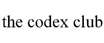 THE CODEX CLUB