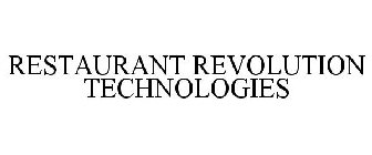 RESTAURANT REVOLUTION TECHNOLOGIES