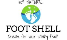 100% NATURAL FOOT SHELL CREAM FOR YOUR STINKY FEET!