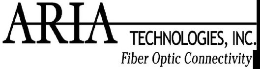 ARIA TECHNOLOGIES, INC. FIBER OPTIC CONNECTIVITY