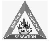 PAIN TRIANGLE COGNITION EMOTION SENSATION