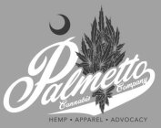 PALMETTO CANNABIS COMPANY HEMP · APPAREL · ADVOCACY