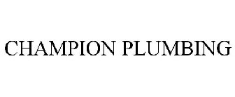 CHAMPION PLUMBING