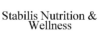 STABILIS NUTRITION & WELLNESS