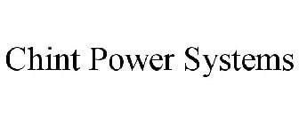 CHINT POWER SYSTEMS