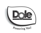 DOLE WITH SUNBURST DESIGN IN THE LETTER 