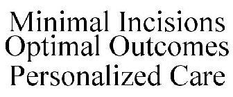 MINIMAL INCISIONS OPTIMAL OUTCOMES PERSONALIZED CARE