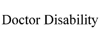DOCTOR DISABILITY