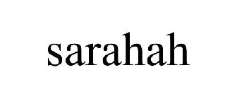 SARAHAH