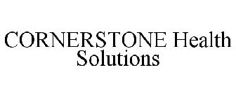 CORNERSTONE HEALTH SOLUTIONS