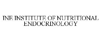 INE INSTITUTE OF NUTRITIONAL ENDOCRINOLOGY
