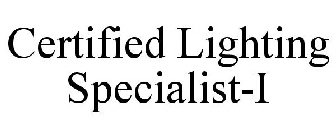CERTIFIED LIGHTING SPECIALIST-I