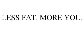 LESS FAT. MORE YOU.