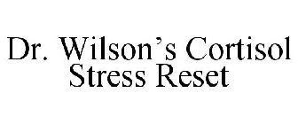 DR. WILSON'S CORTISOL STRESS RESET