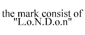 THE MARK CONSIST OF 
