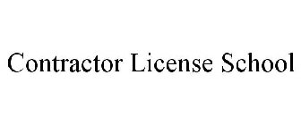 CONTRACTOR LICENSE SCHOOL