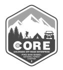 CORE COLORADO OFF ROAD ENTERPRISE PIKE-SAN ISABEL NATIONAL FOREST CHAPTER
