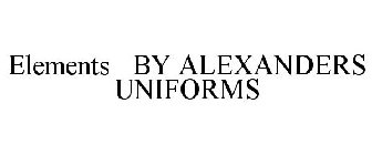 ELEMENTS BY ALEXANDERS UNIFORMS