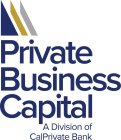 PRIVATE BUSINESS CAPITAL A DIVISION OF CALPRIVATE BANK
