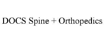 DOCS SPINE + ORTHOPEDICS