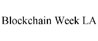 BLOCKCHAIN WEEK LA