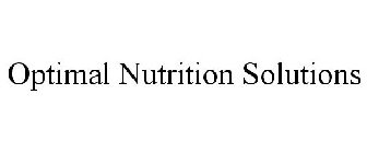 OPTIMAL NUTRITION SOLUTIONS