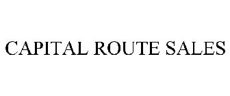 CAPITAL ROUTE SALES