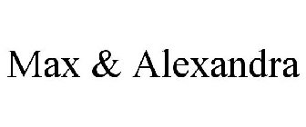 MAX & ALEXANDRA
