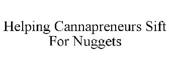 HELPING CANNAPRENEURS SIFT FOR NUGGETS