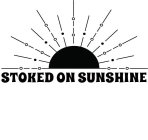 STOKED ON SUNSHINE IN BLACK AND A RISING SUN