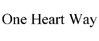 ONE HEART WAY