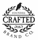 CRAFTED BRAND CO. FOUNDED 2013