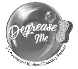 DEGREASE ME A COMMERCIAL KITCHEN CLEANING SERVICE