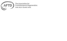 AFTD THE ASSOCIATION FOR FRONTOTEMPORAL DEGENERATION FIND HELP SHARE HOPE LOGO